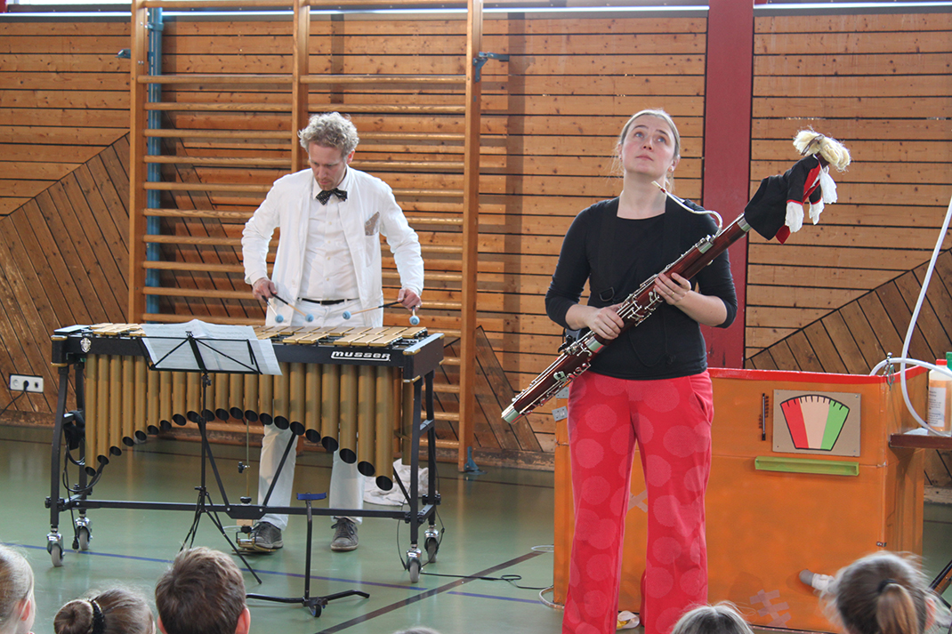 Waltraud und die Zeitmaschine, Schulkonzert Affing, 2018